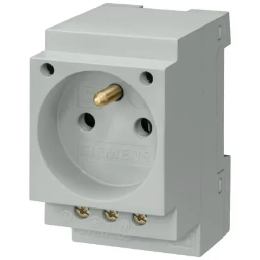Siemens, SENTRON IP20 Grey Latching 1P Socket Socket, Rated At 16A - 5TE6803 product image