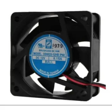 RS PRO Axial Fan, 24 V dc, DC Operation, 25cfm, 2.8W, 0.12A Max, IP68, 60 x 60 x 25mm - 2303040 product image