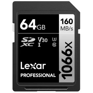 Lexar 64 GB SDXC SD Card, Class 10 - LSD1066064G-BNNNG product image