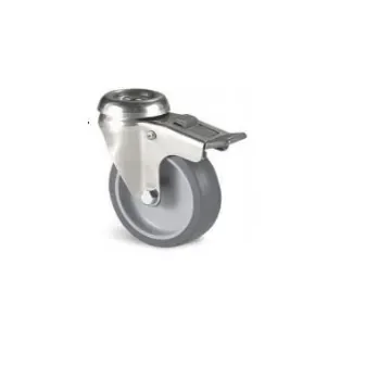 Guitel Hervieu Braked Swivel Castor Wheel, 60kg Capacity, 63mm Wheel - JP2OD063-325L product image