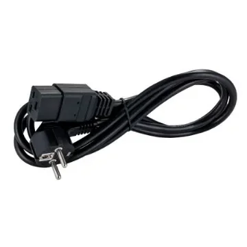 Rittal IEC C19 Socket to Type F German Plug Power Cord, 1.8mDK - 7200216 product image