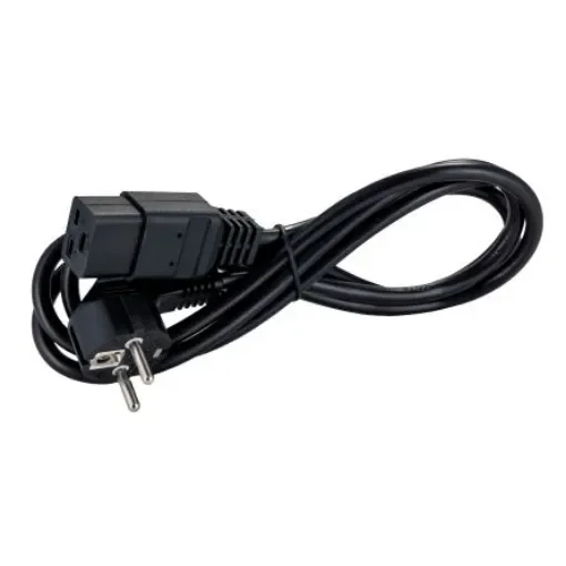 Rittal IEC C19 Socket to Type F German Plug Power Cord, 1.8mDK - 7200216 product image