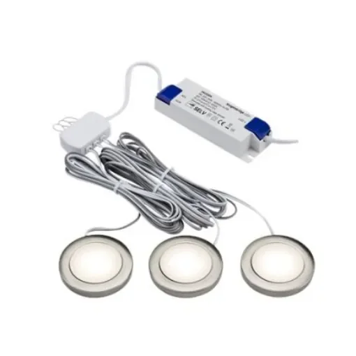 Knightsbridge LED Cabinet Light, 230 V ac, 150 mm Length, 2.5 W, 4000K - UNDKIT3BCCW product image