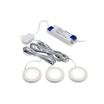 Knightsbridge LED Cabinet Light, 230 V ac, 150 mm Length, 2.5 W, 4000K - UNDKIT3WCW product image