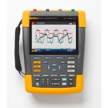 Fluke 190-104-III-S ScopeMeter III Series, 100MHz Portable Oscilloscope, 4 Analogue Channels, 4 Digital Channels - FLUKE-190-104-III-S product image