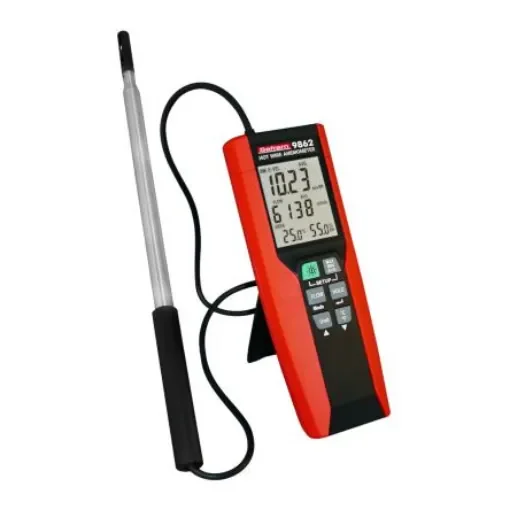 Sefram SEFRAM9862 Telescopic Vane Anemometer, 0 To 25m/s Max, Measures Air Flow product image