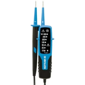 Sefram SEFRAM40, LED Voltage tester, 690V ac, Continuity Check, CAT III 600V product image