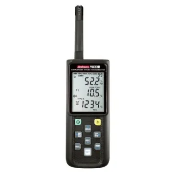 Sefram SEFRAM9822 Desk Digital Thermometer for Measurement Use, J, K, N, R, S, T Probe, 3 Input(s), +60°C Max - SEFRAM9822B product image