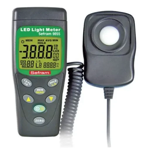 Sefram SEFRAM9855 Light Meter, 400000lx to 40lx, ±3 % product image