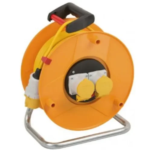 brennenstuhl 50m 2 Socket BS 1363 Cable Reel, 110 V, IP44 - 1138873 product image