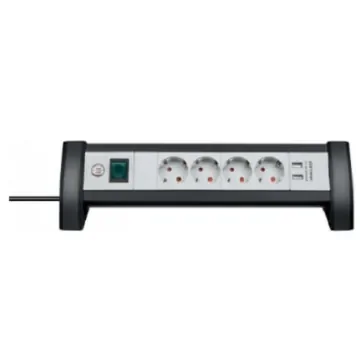 brennenstuhl 2m 4 Socket Schuko Extension Lead, IP20 - 1156250534 product image