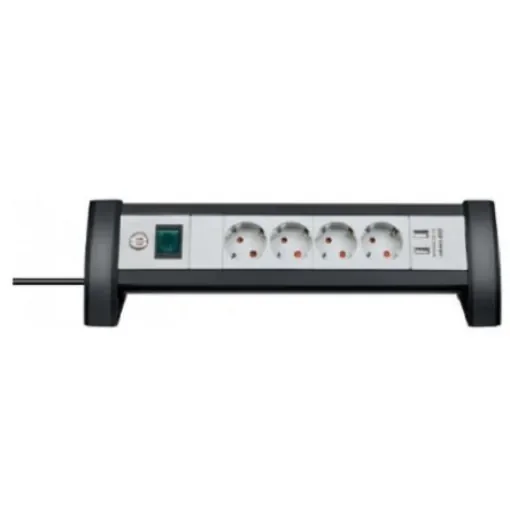 brennenstuhl 2m 4 Socket Schuko Extension Lead, IP20 - 1156250534 product image