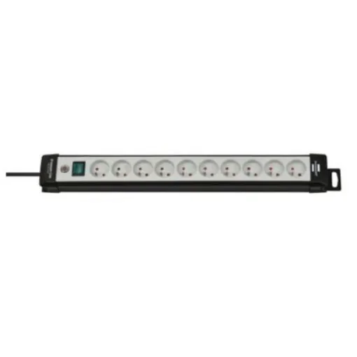 brennenstuhl 3m 10 Socket CEE Extension Lead, IP20 - 1951504100 product image