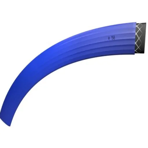 TRICOFLEX TRICOFLAT PVC, Hose Pipe, 70mm ID, 74.4mm OD, Blue, 25m - 140154 product image