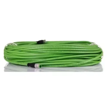 TurckRSSD-RJ45S-4416, 50m Cat5e, Green M12 to Male RJ45 Male Shielded, Terminated PUR Sheath - RSSD-RJ45S-4416-50M product image