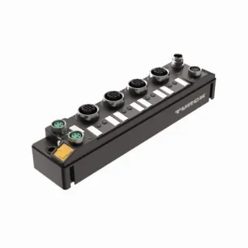 Turck TBEN-S Series I/O module, M8 4-pin, 4 way, 8 port - TBEN-S2-8DXP product image