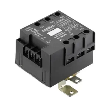 Celduc SG9-SV9-SW9 Series Solid State Relay, 4.5 A rms Load, DIN Rail Mount, 500 V ac Load, 30 V Control - SW960330 product image