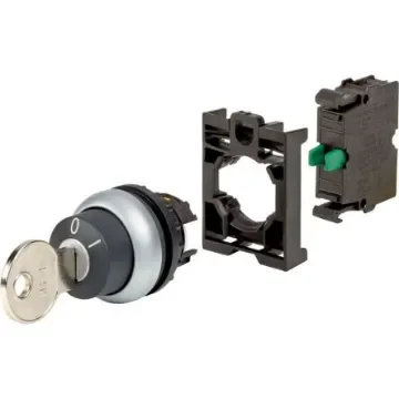 Eaton IP66 Key Switch, 1 NO, 6A 2-Way Standard-Key - 110921 M22-WS-K10-BVP product image