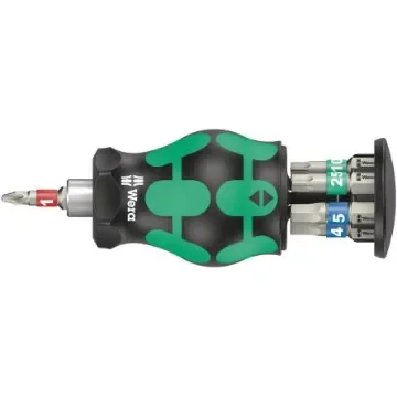 Wera Screwdriver Handle With Bits 7 Pieces, Hexagon, Phillips, Torx - 05004179001 product image