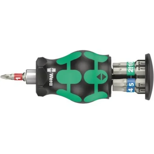 Wera Screwdriver Handle With Bits 7 Pieces, Hexagon, Phillips, Torx - 05004179001 product image