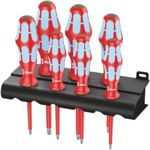 Wera Torx Insulated Screwdriver Set, 7-Piece, ESD-Safe - 05022767001 product image