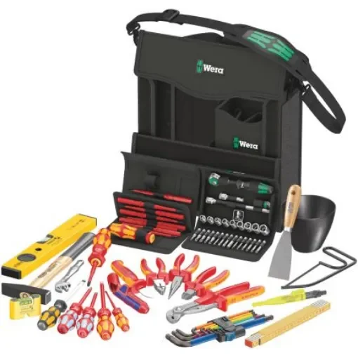 Wera 73 Piece Wera 2go E 1 Tool set for electricians Tool Kit with Bag, VDE Approved - 05134025001 product image
