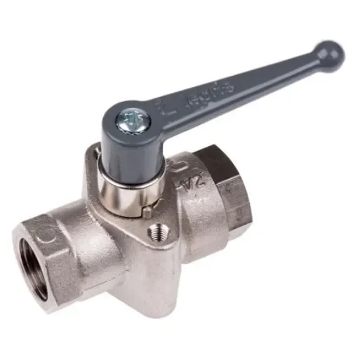 Legris Brass 2 Way, Ball Valve, Threaded, BSPP 1/2in - 6402 13 21 product image