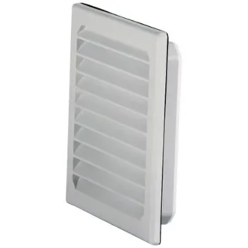Siemens Grey Plastic Vent Grille, Parallel Slat, 105 x 105mm - 8MR6400-5GV10 product image