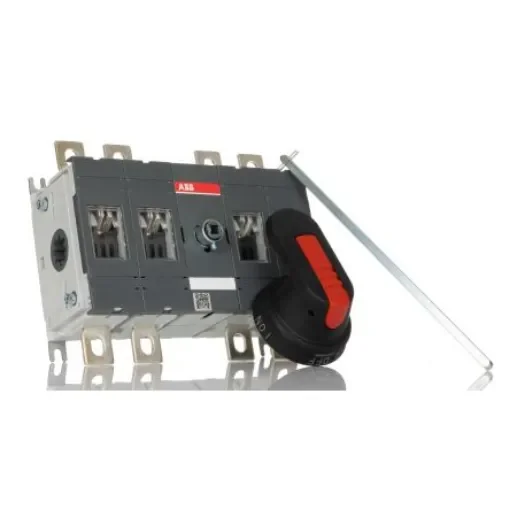ABB 4 Pole Base Mounting Switch Disconnector - 250A Maximum Current, 250kW Power Rating, IP65 - 1SCA022721R4290 OT250E22P product image