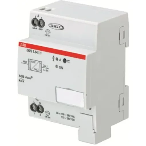 ABB DG/S 210mW Lighting Controller Gateway, DIN Rail Mount, 240 V ac - 2CDG110198R0011 DG/S1.64.1.1 product image