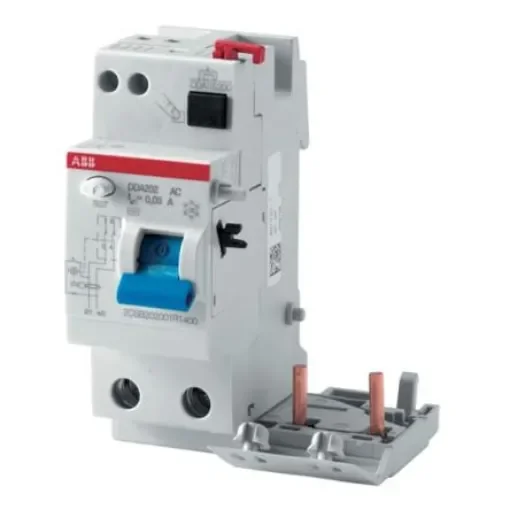 ABB DDA202 RCD, 63A, 2 Pole, 30mA - 2CSB202001R1630 DDA202 AC-63/0.03 product image