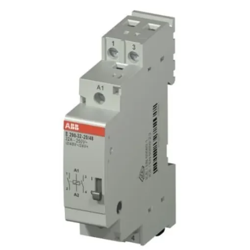 ABB DIN Rail Power Relay, 24 V ac/dc, 48 V ac/dc Coil, 32A Switching Current - 2TAZ322000R2032 E290-32-20/48 product image