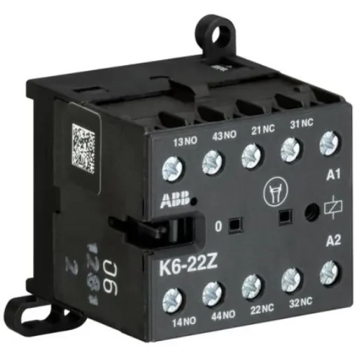 ABB B7), Mini Contactors (B6 Contactor Relay, 6 A, 2NC/2NO - GJH1211001R8224 K6-22Z 110V 40/450HZ product image