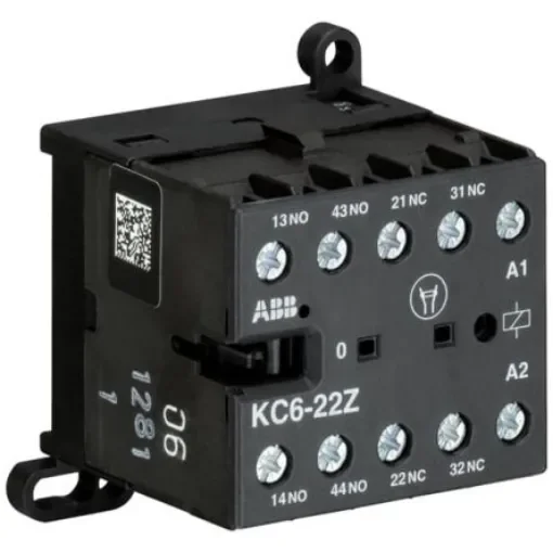 ABB B7), Mini Contactors (B6 Contactor Relay, 6 A, 2NC/2NO - GJH1213001R0221 KC6-22Z 24V DC product image