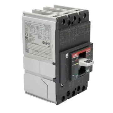 ABB, SACE Tmax XT MCCB Molded Case Circuit Breaker 3P 80A, Breaking Capacity 25 kA, Fixed Mount - 1SDA066806R1 XT1B 160 TMD 80A FF product image