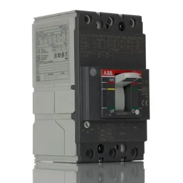 ABB, SACE Tmax XT MCCB Molded Case Circuit Breaker 3P 100A, Breaking Capacity 25 kA, Fixed Mount - 1SDA067397R1 XT1C 160 TMD 100A FF product image
