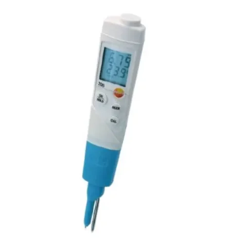 Testo 206-pH2 pH Meter, ±0.02pH Accuracy, 0.01pH Resolution, 14pH Max, +60 °C Max - 0563 2062 product image
