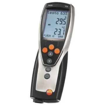 Testo 635 Wireless Digital Thermometer for Industrial Use, Thermal Probe, 1 Input(s), +150°C Max, ±0.2 °C Accuracy - 0563 6353 product image
