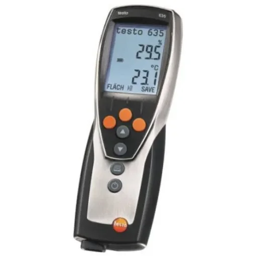 Testo 635 Wireless Digital Thermometer for Industrial Use, Thermal Probe, 1 Input(s), +150°C Max, ±0.2 °C Accuracy - 0563 6353 product image