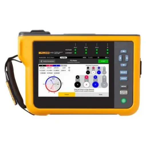 Fluke 1777 Power Quality Analyser, 3-Phase, 6000A Max, 1000V dc Max - FLUKE-1777 product image