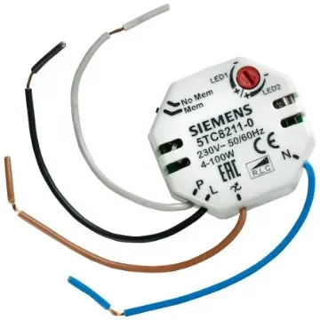 Siemens Dimmer Insert, 230V, 100W - 5TC8211-0 product image