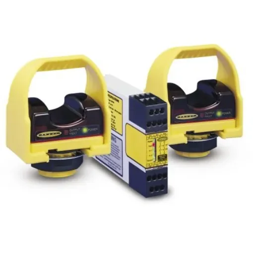 Banner Duo Touch AT Two Hand Control Safety Relay, 24V ac/dc, Dual-Channel, 2 Safety Contacts - ATK-VP6Q5 product image