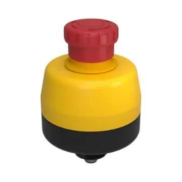 Banner Twist Release Emergency Stop Push Button, Panel Mount, 30mm Cutout - SSA-EB1P-11ECQ4 product image