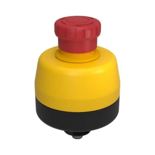 Banner Twist Release Emergency Stop Push Button, Panel Mount, 30mm Cutout - SSA-EB1P-22ECQ8 product image
