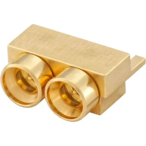 Rosenberger Mini-SMP Series, Plug Surface Mount SMP Connector, 50O, Solder Termination, Right Angle Body - 18S20G-40ML5 product image