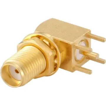 Rosenberger SMA Series, Jack PCB Mount, 50O, Solder Termination, Right Angle Body - 32K246-400L5 product image