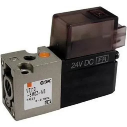 SMC Solenoid Valve - Solenoid Metric M5 VZ110 Series - VZ110-3DZ-M5-Q product image
