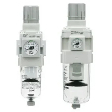 SMC Internal Id Filter Regulator, 5µm, G 1/4, Automatic, Manual, 10 bar - AW20-F02BE-R-B product image