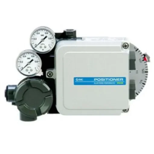SMC Electro-Pneumatic Positioner, IP8100 Series, For Use With Gauges, Terminal Box And Feedback Signal - IP8100-030-X14-W product image
