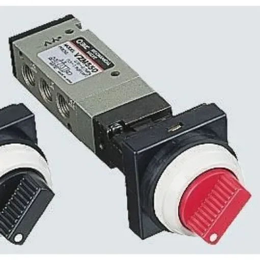SMC Twist Selector 5/2 Pneumatic Manual Control Valve VZM500 Series, G 1/8, 1/8in, III B - EVZM550-F01-34R product image